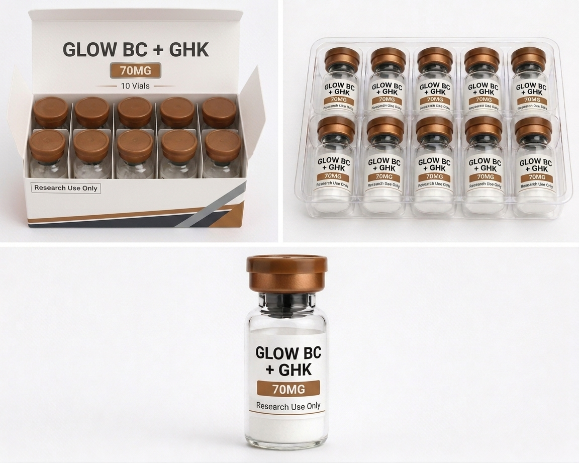 GLOW(BPC 157 10mg+GHK-CU50mg+TB500 10mg)
